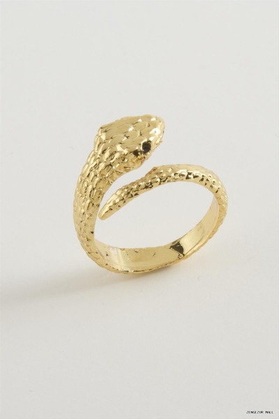 ZERO LAND Zngzrmll Snake Metal (31642) Ring Yellow