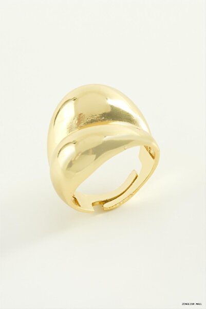 ZERO LAND Zngzrmll Oval Metal (30410) Ring Yellow