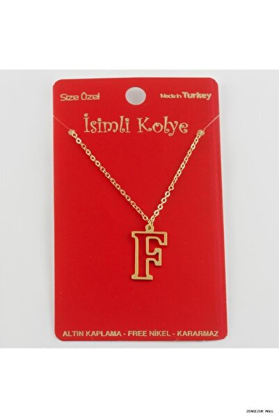 ZERO LAND Zngzrmll Solid Brass (34050) Letter Pendant
