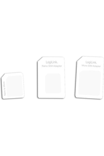 LogiLink ADAPTOR pt. SIM, de la nano SIM, la standard SIM "AA0047" (timbru ve...