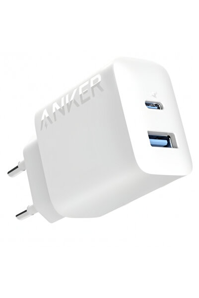 Anker INCARCATOR retea "312" 20W, PowerIQ, 1 x USB Type-C, 1 x USB, alb, "A23...