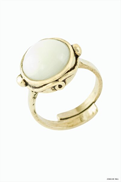 ZERO LAND Zngzrmll Round Natural Stone Authentic (54050) Ring