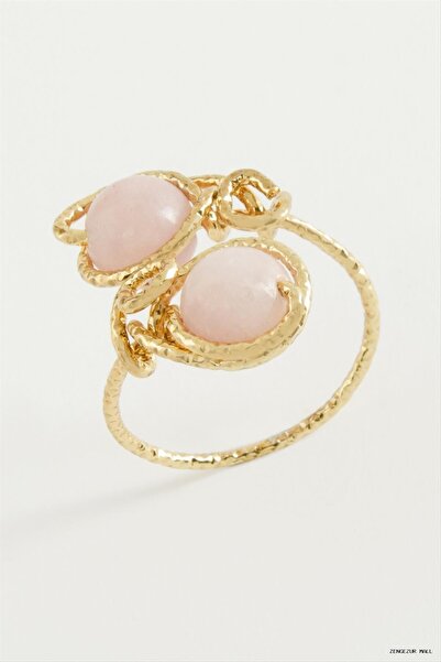 ZERO LAND Zngzrmll Ceyt Natural Stone (54442) Ring Yellow