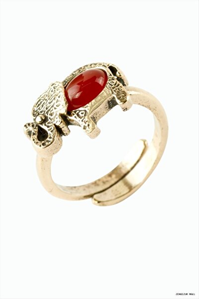 ZERO LAND Zngzrmll Authentic with Natural Stone (54039) Ring Agate