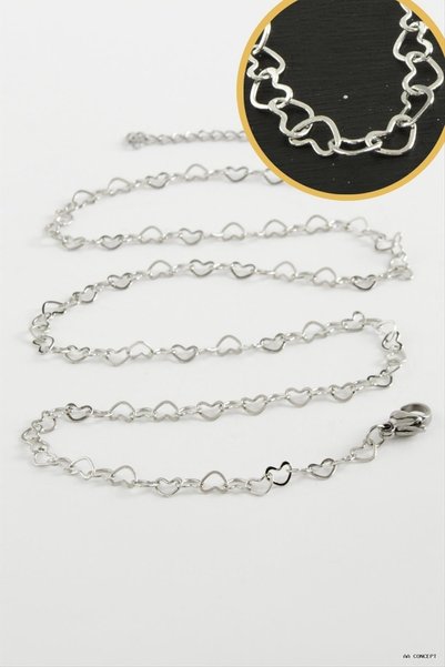 ZERO LAND Concepta Ir Steel Necklace 45 cm (10838) Silver Color