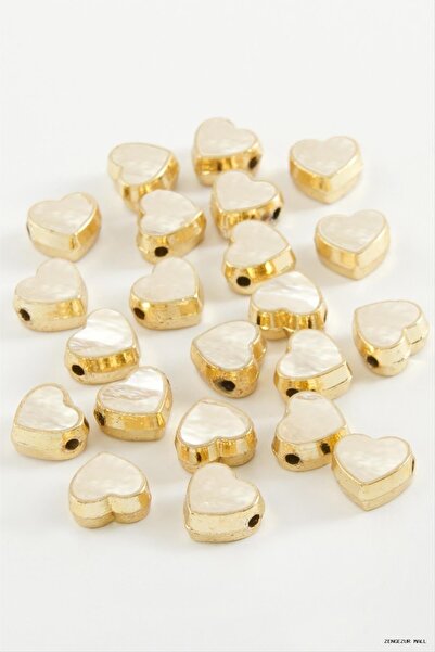 ZERO LAND Zngzrmll Heart Enamel Bracelet and Pendant Horse 1 (55501) Piece Cream