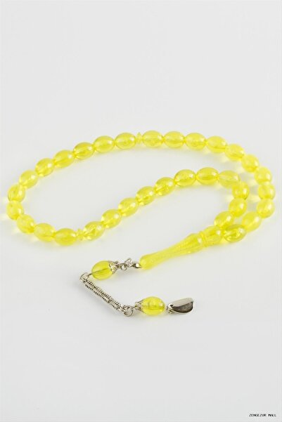 ZERO LAND Zngzrmll Olive Shaped Plastic Rosary Beads 8X11 mm (63120) Sun Yellow