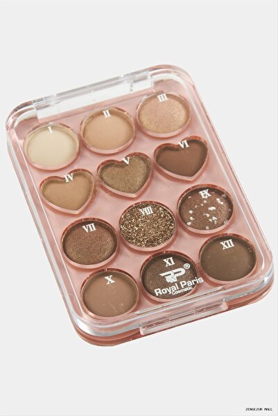 ZERO LAND Zngzrmll Royal Paris Heart 12-Pack Eyeshadow (61002) Set 3