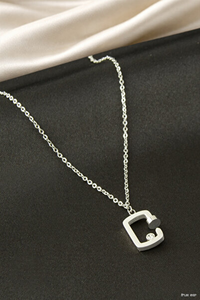 ZERO LAND Ilkestor Nails Steel Necklace (60612) Silver Color