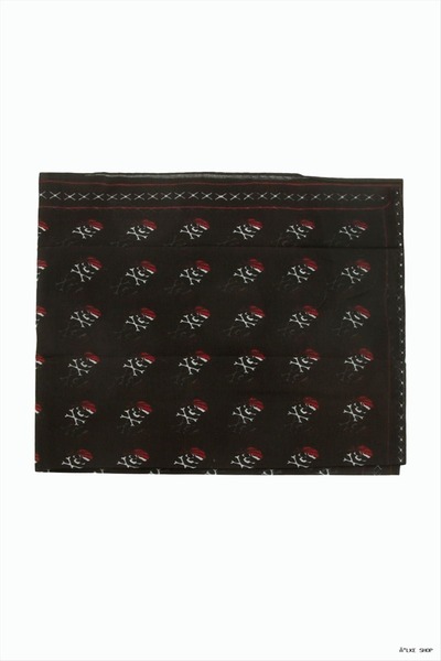 ZERO LAND Ilkestor Skull Patterned Bandana (55758) 50X50 Black