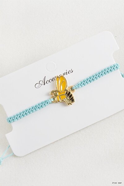 ZERO LAND Ilkestor Bee Macrame Braided Bracelet (61434) Blue