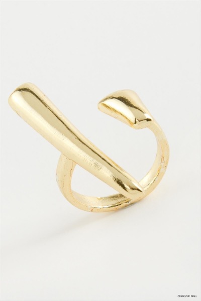ZERO LAND Zngzrmll Rod Metal (60326) Ring Yellow