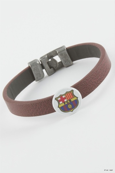 ZERO LAND Ilkestor Burgundy Colored Artificial (62858) Leather Bracelet