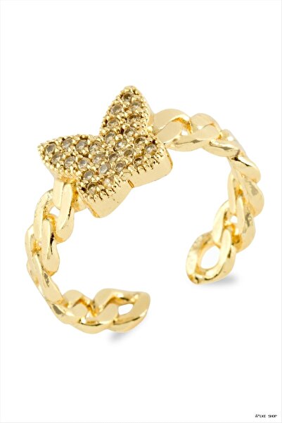 ZERO LAND Ilkestor Zircon Stone Metal (55824) Ring Yellow