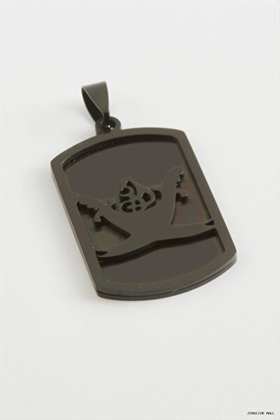 ZERO LAND Zngzrmll Kuluç Tuğra Steel Pendant 2.5X4 (61444) cm Black