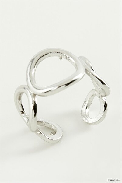 ZERO LAND Zngzrmll Ring Metal Ring (55432) Silver Color