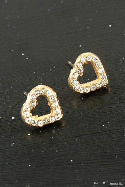 ZERO LAND Zngzrmll Heart Stone Tiny (61401) Earrings Yellow
