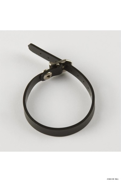 ZERO LAND Zngzrmll Silicone Strap Wristband (62050) Horse Black