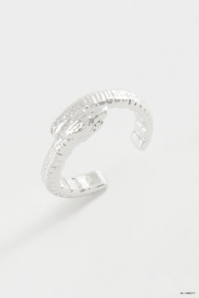 ZERO LAND Concepta Snake Joint Ring (04258) Silver Color