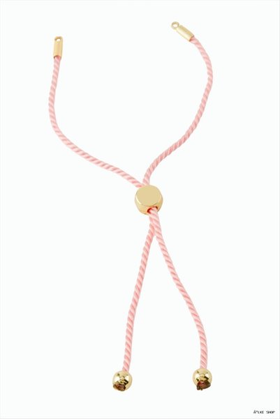ZERO LAND Ilkestor Elevator Rope Bracelet 1 Piece (24622) Pink