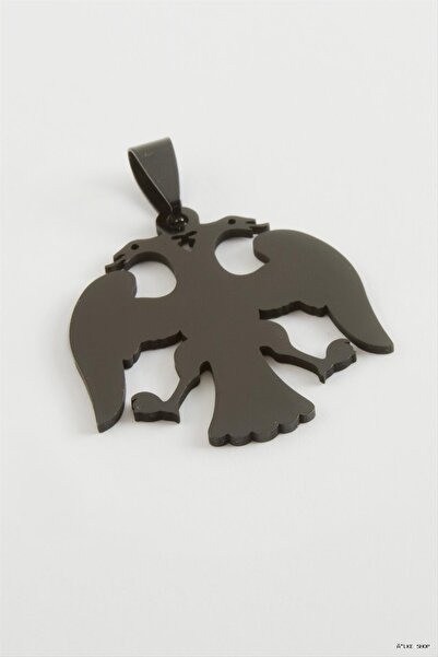 ZERO LAND Ilkestor Double-Headed Eagle Steel Pendant 3 (65922) cm Black