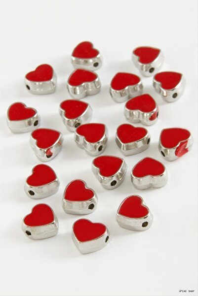 ZERO LAND Ilkestor Heart Enamel Bracelet and Pendant Horse 1 (71253) Piece Red