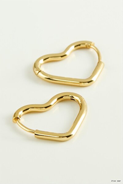 ZERO LAND Ilkestor Heart Steel (71629) Earrings Yellow