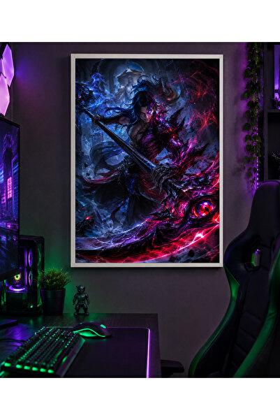 Miutic Print Studio Tablou Gaming League of Legends – Kayn, Secerătorul Umbre...