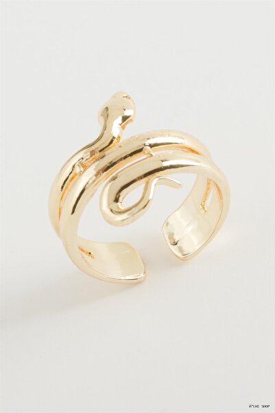 ZERO LAND Ilkestor Snake Metal (65538) Ring Yellow