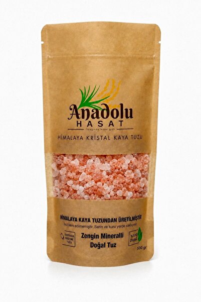 ANADOLU HASAT Himalaya Kaya Tuzu İnce ve Kalın Taneli 2’li Set – 2 × 500 g