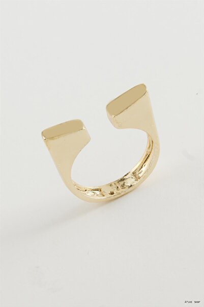 ZERO LAND Ilkestor Cornered Metal (65543) Ring Yellow
