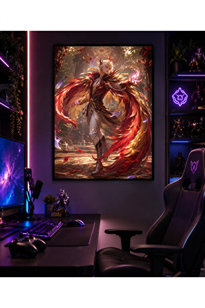 Miutic Print Studio Tablou Gaming League of Legends – Rakan, Dansatorul Ferme...
