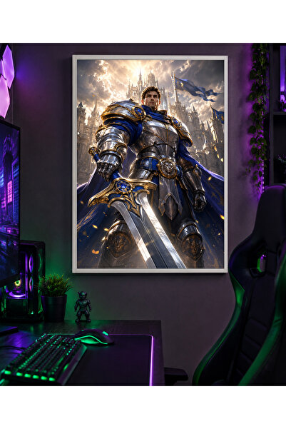 Miutic Print Studio Tablou Gaming League of Legends – Garen, Puterea Demaciei...