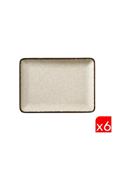 Kütahya Porselen Moderna Rectangular Presentation Plate Cinnamon 23X17Cm Set ...