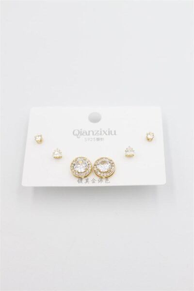 Ethab Ticaret Glb-stl41414 multi-set earrings - gold