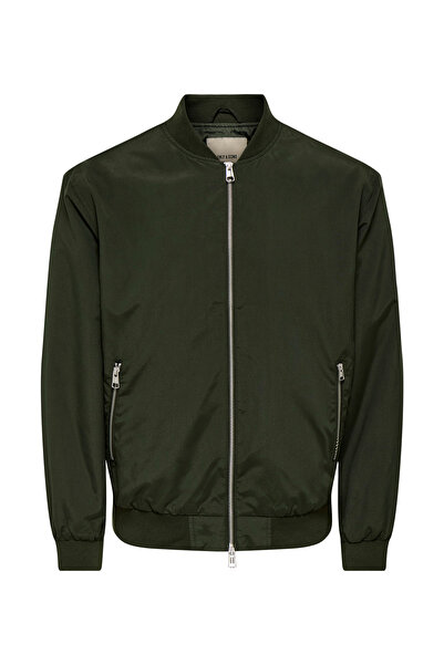 Only & Sons Khaki Men's Jacket 22038507 Onslando Life Bomber Otw