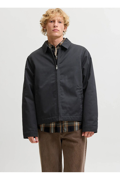 Jack & Jones Black Men's Jacket 12298864 Jjecolton Worker Jacket