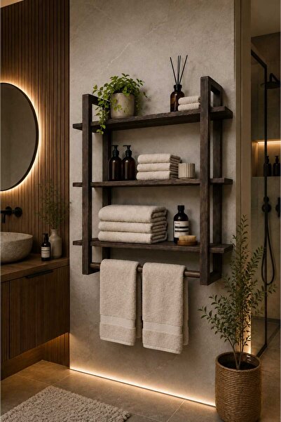 CNC WOOD STYLE Ahşap havluluk