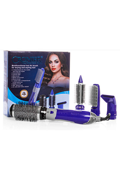 OEM Perie uscator par 5 in 1 Cronier 800 4 cu multiple accesorii pentru o coa...