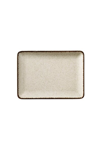 Kütahya Porselen Moderna Rectangular Presentation Plate Cinnamon 23X17Cm Single