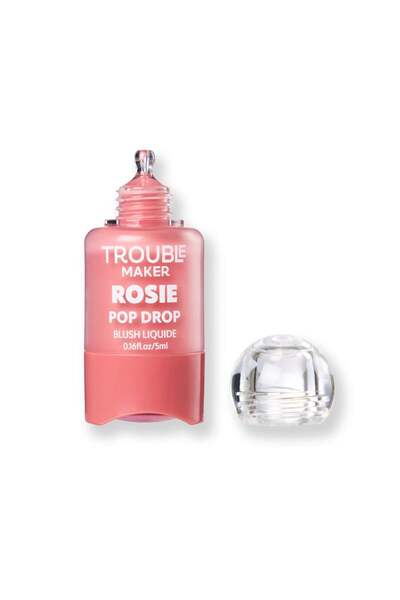 Troublemaker أحمر خدود سائل من Trouble Maker Pop Drop Rosie بلون وردي