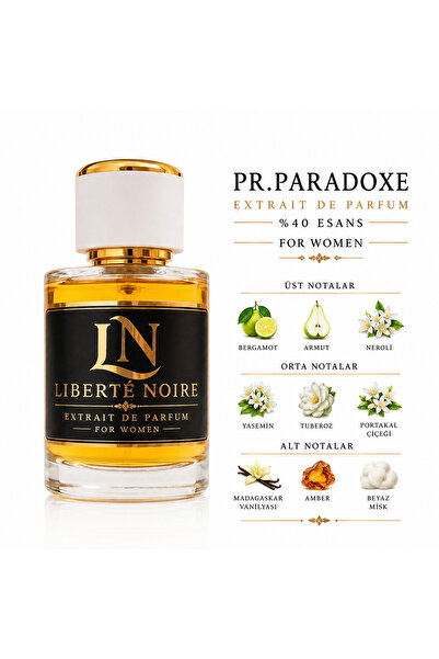 Pr. Paradoxe Kadın Parfümü %40 Esans ile gün boyu kalıcı Extraıt De Parfum 50ml 260824 Paradoxe