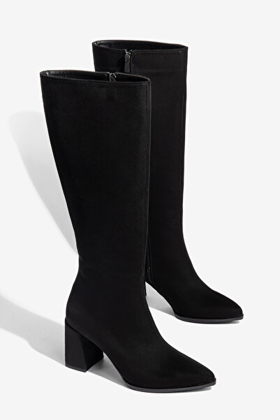 Daxtors Hanna Daily Women's Zippered Thai Fur Heeled Boots