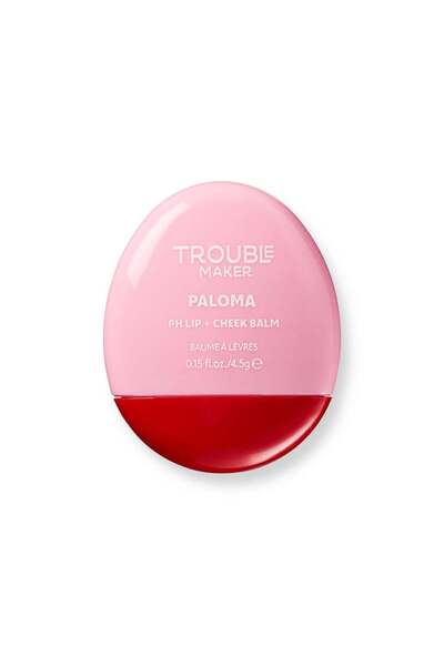 Troublemaker بلسم الشفاه والخدود من Trouble Maker Paloma PH بلون وردي لامع