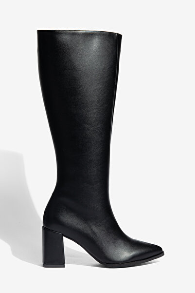 Daxtors Hanna Daily Women's Zippered Thai Fur Heeled Boots