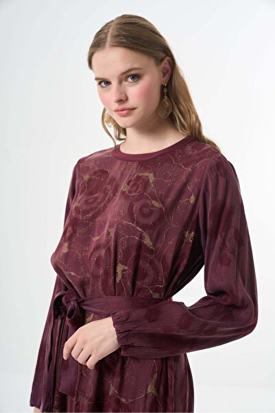 MissWhence Zip-Detail Cupro Dress