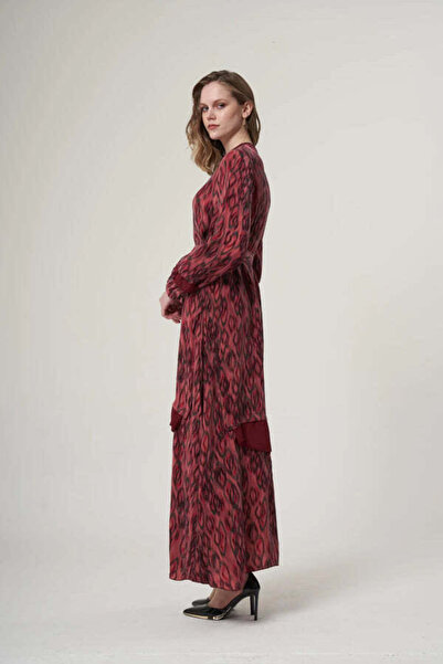 MissWhence Patterned Maxi Plus Size Dress
