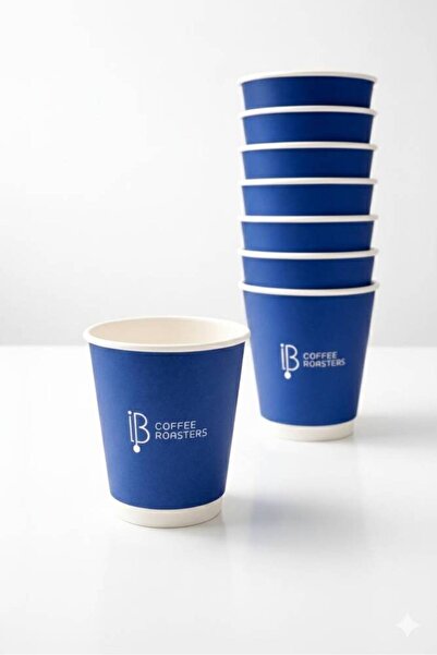 IB COFFEE ROASTERS اكواب ورقية 9 اونص