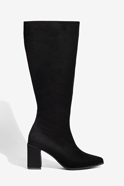 Daxtors Hanna Daily Women's Zippered Thai Fur Heeled Boots