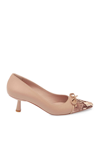 Tergan Nude Hakiki Deri Kadın Stiletto - K25S1AY68133-Q0C